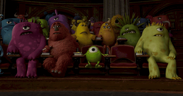 College classroom from monsters university